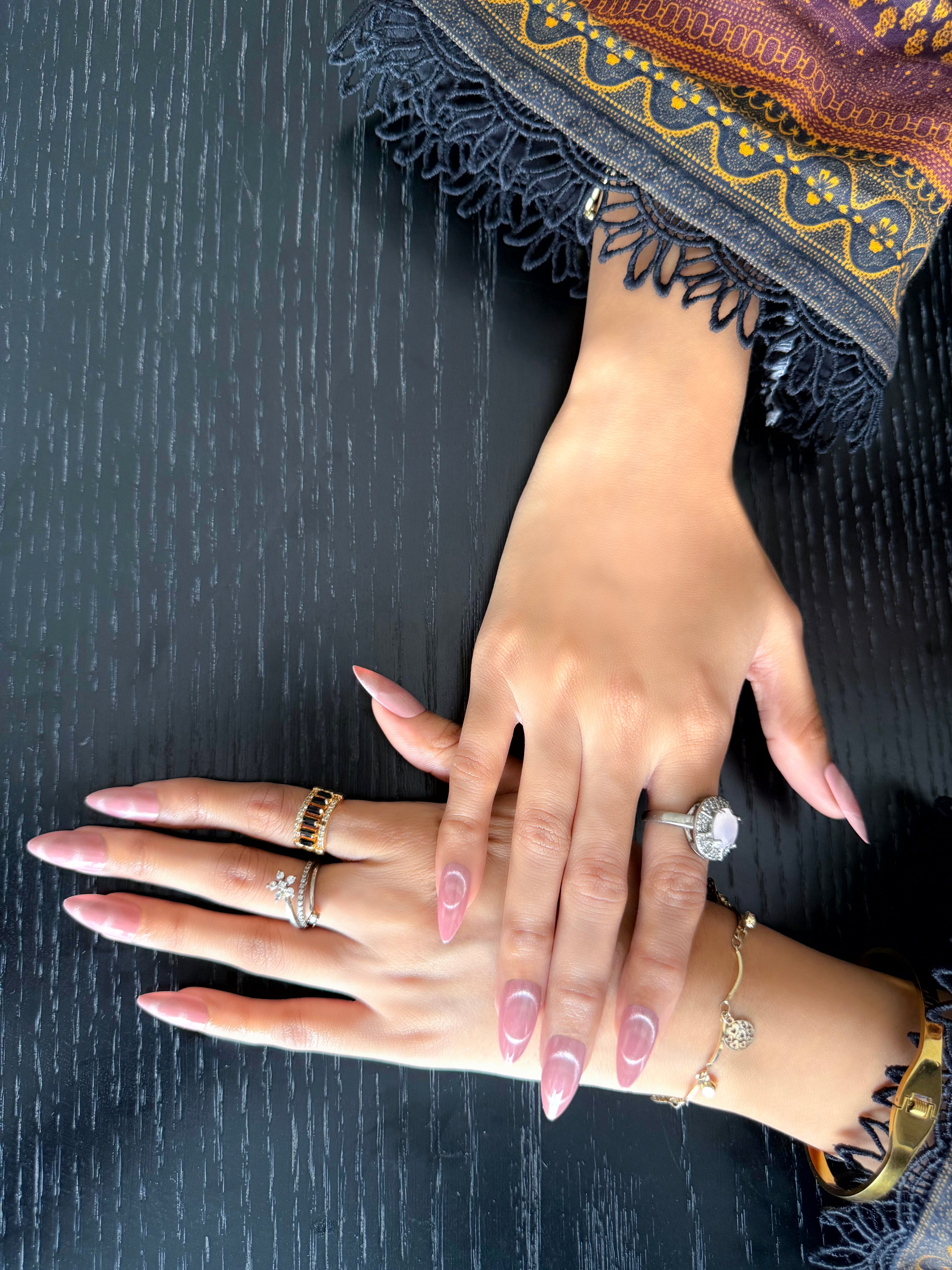 Luxury 3D Press-On Nails – Reusable & Long-Lasting | Aroha.pk