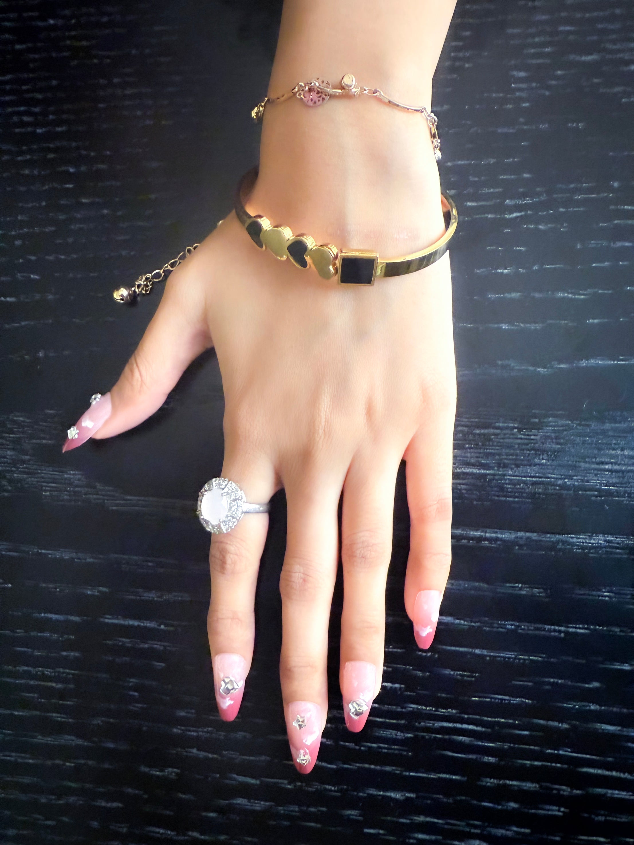 Elegant Almond Press-On Nails – Reusable Luxury | Aroha.pk