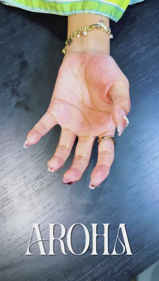 Elegant Long Coffin Press-On Nails – Long-Lasting & Reusable | Aroha.pk